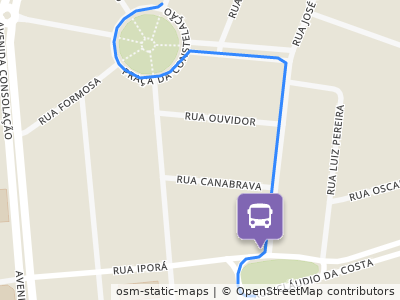 Mapa da parada