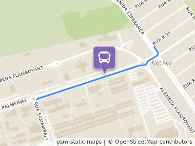 Mapa da parada