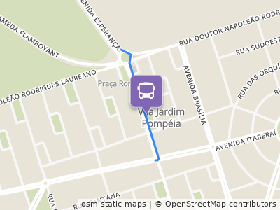 Mapa da parada