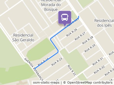 Mapa da parada