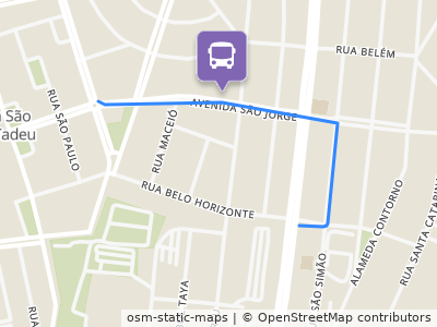 Mapa da parada