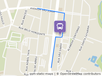 Mapa da parada