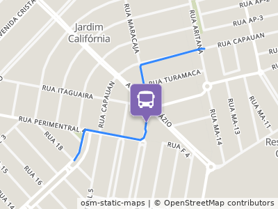 Mapa da parada