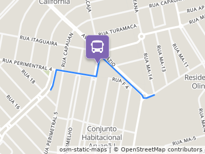 Mapa da parada