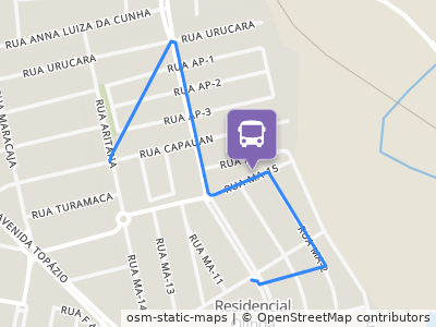 Mapa da parada