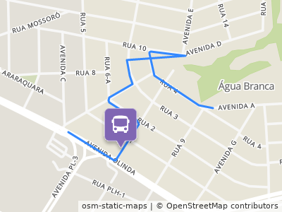 Mapa da parada