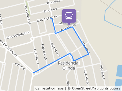 Mapa da parada