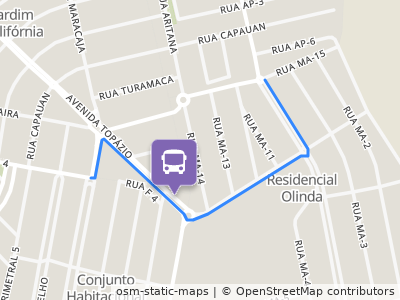 Mapa da parada
