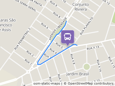 Mapa da parada