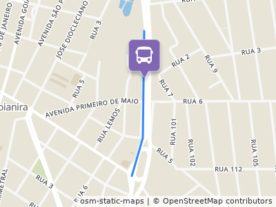 Mapa da parada