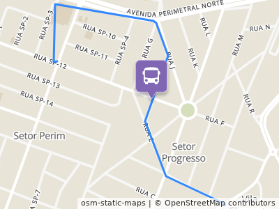 Mapa da parada