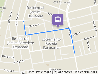 Mapa da parada