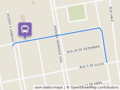 Mapa da parada