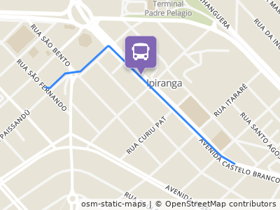 Mapa da parada
