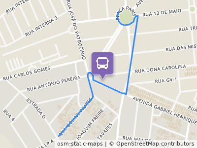Mapa da parada