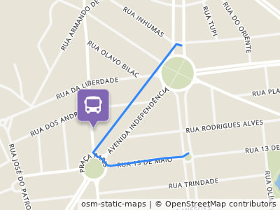 Mapa da parada