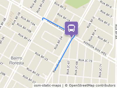 Mapa da parada