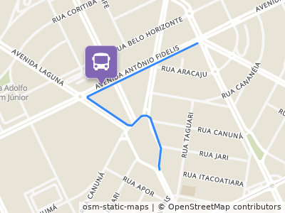 Mapa da parada