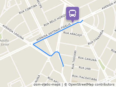 Mapa da parada