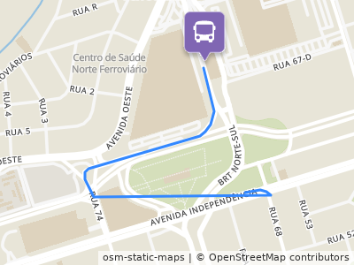 Mapa da parada