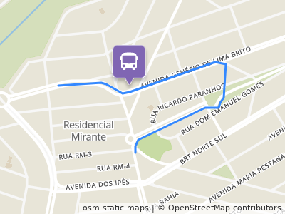 Mapa da parada