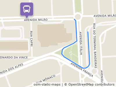 Mapa da parada