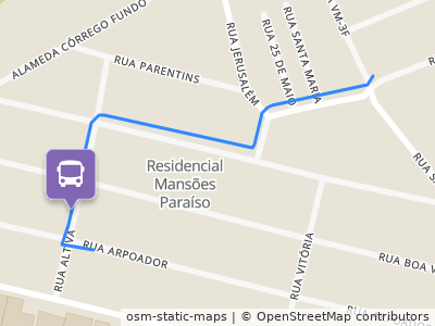 Mapa da parada