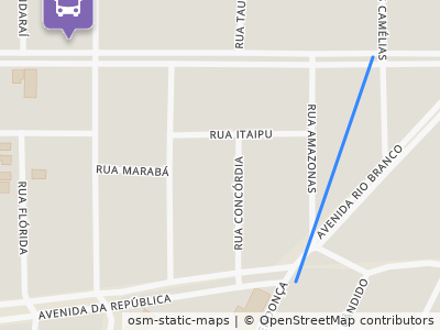 Mapa da parada