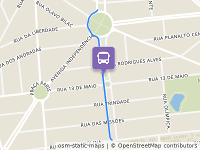 Mapa da parada