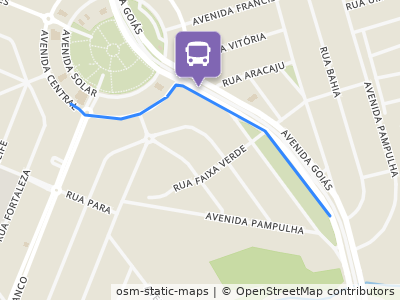 Mapa da parada