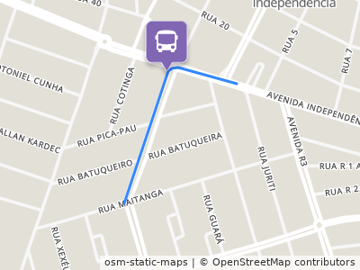 Mapa da parada
