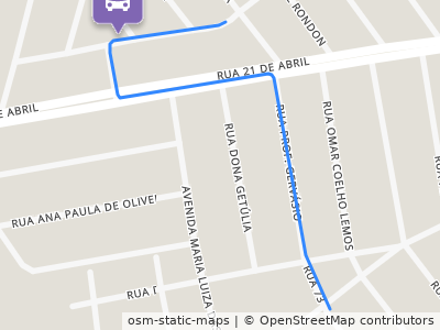 Mapa da parada