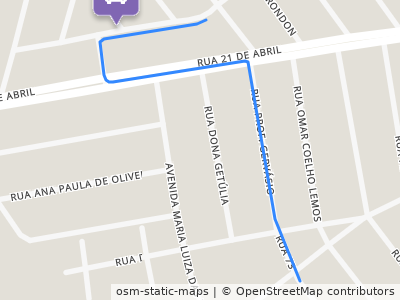 Mapa da parada
