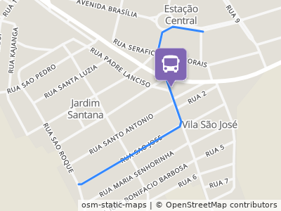 Mapa da parada