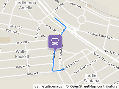 Mapa da parada