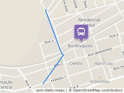 Mapa da parada