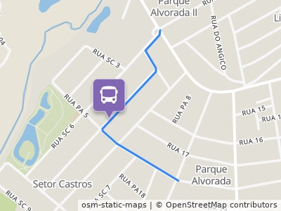 Mapa da parada