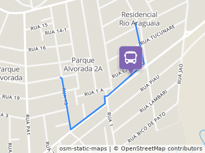 Mapa da parada