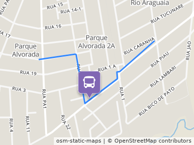 Mapa da parada