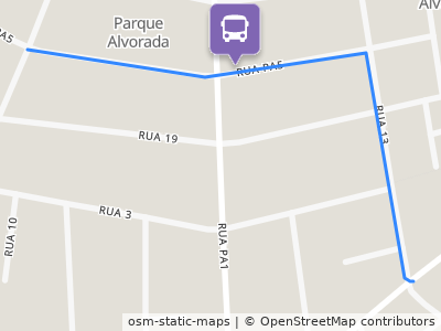 Mapa da parada