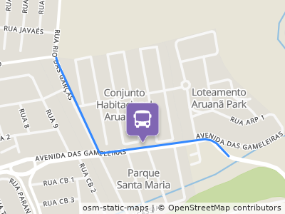 Mapa da parada