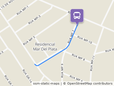 Mapa da parada