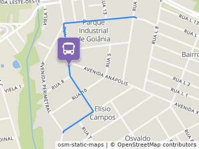 Mapa da parada