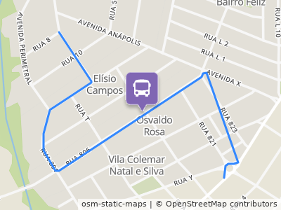 Mapa da parada