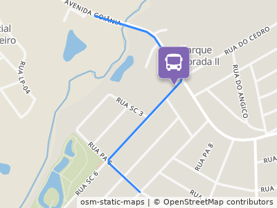 Mapa da parada