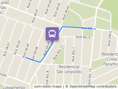 Mapa da parada