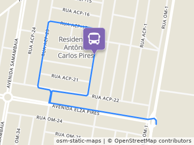 Mapa da parada