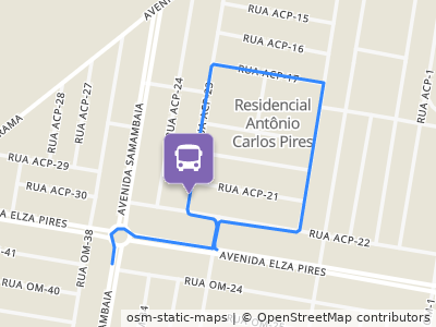 Mapa da parada