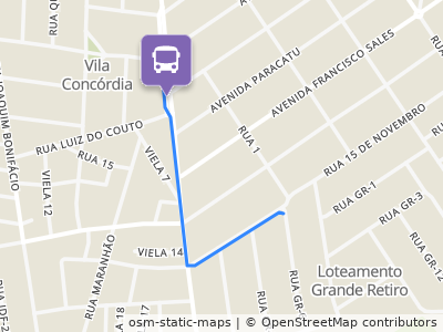 Mapa da parada