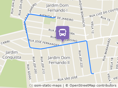 Mapa da parada